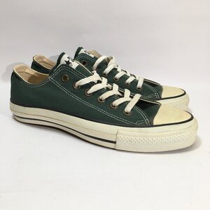 25.5cm CONVERSE ALL STAR LOW 19413 コンバース オールスター ロー USA製 ダークグリーン メンズ スニーカー 45624 H107880