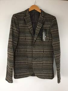 新品 TOPMAN 総柄テーラードジャケット /トップマン TOPSHOP トップショップ コート