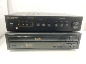 Pioneer CLD-E140 レーザーディスク プレーヤー KARADRAMA AMPLIFIER KD-585X アンプ 2点セット 付属品付 通電確認済 現状品 AE128140