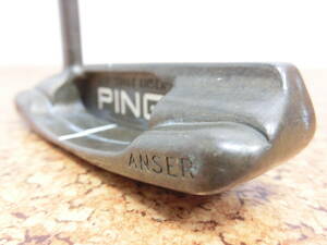 ♪PING ピン SCOTTSDALE ANSER スコッツデール アンサー スリット入り パター 35インチ 純正スチールシャフト 中古品♪T1454