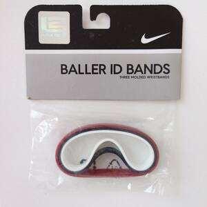 Nike リストバンド Baller ID bands ブラック ホワイト レッド wristbands bracelets vintage adult size 