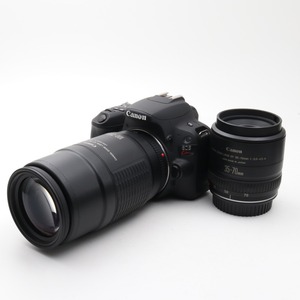 中古 美品 Canon EOS X9 ダブルズームセット キャノン 一眼レフ カメラ 自撮り おすすめ 初心者 入門機 新品SDカード8GB