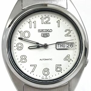 新品 SEIKO セイコー 5 ファイブ 腕時計 7S26-3180 自動巻き 機械式 オートマティック カレンダー シンプル アナログ ラウンド ウォッチ