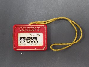 オリエント ORIENT エポーシュ オールド クォーツ 腕時計用 新品販売時 展示タグ プラタグ Cal: 53530-535446