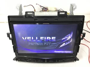 売り切り！ アルパイン 20 ヴェルファイア EX009V メモリーナビ 地図データ2013年 TV確認済み ジャンク品　　　　　　　　　　2500267 2J9-