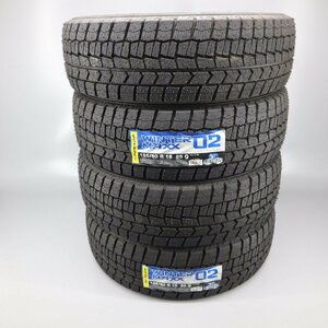 【2個口発送】195/60R16 スタッドレスタイヤ4本セット ダンロップWINTER MAXX ウインターマックス WM02 ※展示品/20年製　240729KS0017