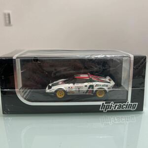 未使用 hpiracing Lancia Stratos HF (#1) 1976 Tour de Corse 8243 ミニカー 1/43スケール