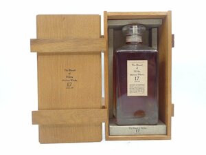 【1円】～ THE BLEND OF NIKKA 17年 ブレンド オブ ニッカ モルトベース 特級 木箱入 外箱 660ml 45% 木箱入 未開封 古酒 Q017229