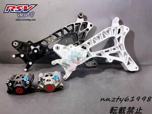 (黒)タイRSV ヤマハ XMAX300 改装用 リアスイングアーム フラットフォーク リアホイール クラブハンドルアダプター