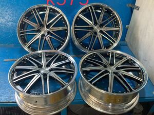 〈K575〉ホイール4本セット　VARIANZA WORK 19インチ8J オフセット+51 PCD5H114.3 ハブ73mm ボルト穴13mm