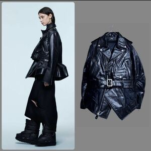 2022年秋冬サカイ　3wayレザー風ジャケット sacai