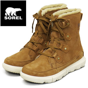 SOREL (ソレル) WMS NL5031 エクスプローラー ネクスト ジョアン ウォータープルーフ レディースブーツ 242 VELET TAN FAWM SRL107 US7-約2