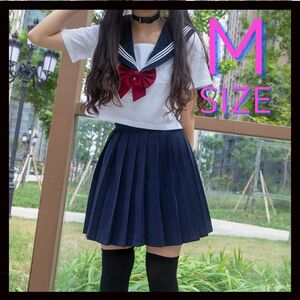 【新品】制服上下セット リボン付き M