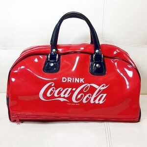 コカコーラ ボストンバッグ ヴィンテージ COCA COLA スポーツバッグ レトロ マジソンバッグ風 エナメル風 コカ・コーラ　