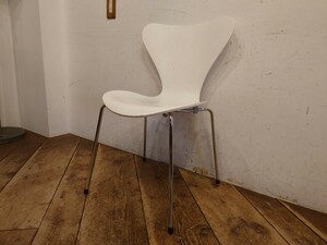 FRITZ HANSEN / フリッツ・ハンセン Arne Jacobsen / アルネ・ヤコブセン セブンチェア ホワイト A 北欧デンマーク ミッドセンチュリー