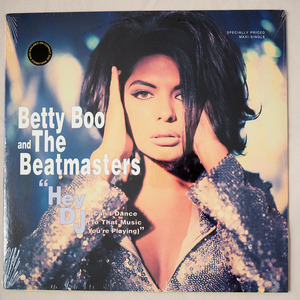 ◆ 未開封品 Betty Boo & The Beatmasters / Hey DJ 1991年 12インチシングル アメリカ盤 ◆