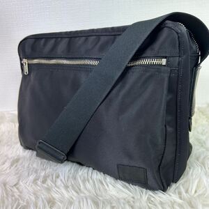 1円 ●新品同様●定価 27500円●吉田カバン ポーター PORTER LIFT リフト 2way ショルダーバッグ ナイロン カメラバッグ 大容量 バッグ 黒