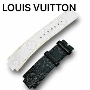 LOUIS VUITTON ヴィトン エクリプス タンブール ベルト モノグラム 時計バンド ブラック