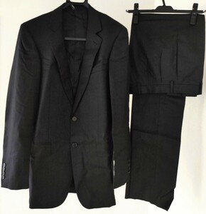 新品　ディオールオム　DIOR HOMME　スーツ　ブラック　ストライプ　46