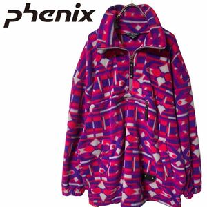 Phenix フェニックス ハーフジップ プルオーバー フリースジャケット Lサイズ メンズ POLARTEC