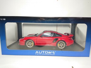 1/18 オートアート ポルシェ 911(997) GT2 RS レッド