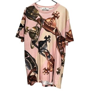 Vivienne Westwood 【men4251I】 総柄オーブプリントカットソー Tシャツ Tee 半袖 Archive IMPORT インポート コレクションライン AR