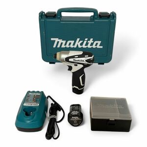 マキタ makita 充電式インパクトドライバ TD090DWXW 10.8V 1.3Ah 白 バッテリー2個付き 240927-1514-KS