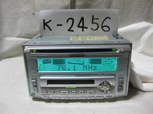 K-2456　Carrozzeria　カロッツェリア　FH-P515MD　MDLP　2Dサイズ　CD&MDデッキ　故障品