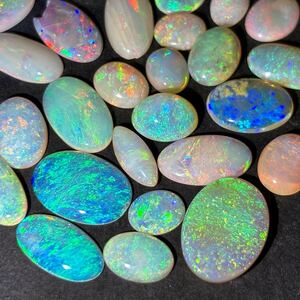 1円〜!!遊色効果!!◆天然オパールおまとめ101ct◆j 約20.2g ルース 裸石 宝石 ジュエリー jewelry opal w5め29