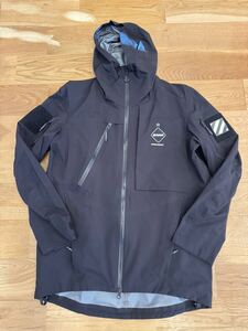 美品 20AW F.C.R.B. WARM UP JACKET M FCRB ワームアップジャケット M 3L ナイロンジャケット ブリストル ブラック FCRB-202000