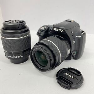 PENTAX K-50 SR デジタル一眼レフカメラ ダブルズームキット SMC DAL 18-55mm F3.5-5.6 AL WR SMC DAL 50-200mm F4-5.6 ED WR レンズセット