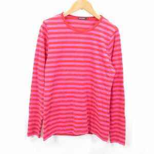 marimekko Tasaraita ボーダー カットソー 長袖Tシャツ sizeXS/マリメッコ 0604