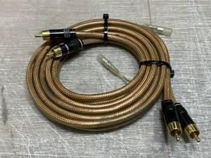 レターパック430発送 monitor cable 2m RCA配線 高性能 高級RCA ドイツ製 モニターケーブル 