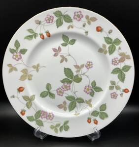 ウエッジウッド　Wedgwood 大皿 1枚 ワイルドストロベリー ディナー皿 MADE IN ENGLAND 直径約27cm 　中古 