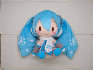 初音ミク SNOW MIKU 2011(雪ミク マフラー) スペシャルふわふわぬいぐるみ ／ SEGA(セガ) (全長約28cm) 紙タグ(折れ痕有)付き