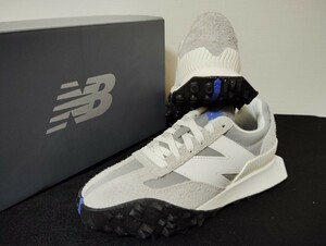 新品未使用品24cmニューバランス（newbalance）レディーススニーカーXC-72 UXC72NGグレーホワイト白