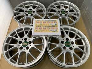 BBS　RE5000　FORGD　鍛造ホイール　１５　６ｊ　＋４０　シルバー　 系　５穴　100