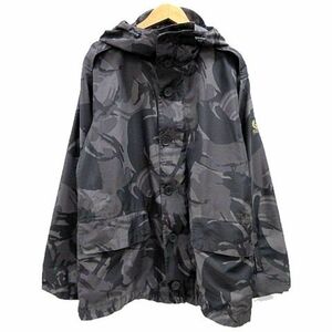 ベルスタッフ Belstaff × ソフネット カモフラ パーカ 迷彩柄 フード ジャケット イタリア製 44 グレー系 メンズ