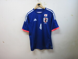 日本代表 #4 HONDA 本田圭佑 ホーム ユニフォーム 美品　Lサイズ アディダス ADIDAS japan シャツ サッカー