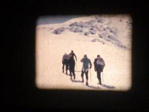 「春の白馬岳」　スキー　1959年　長野県　ダブル8フィルム