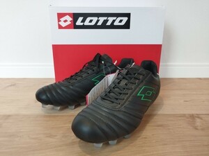 【カンガルーレザー!新品特価!】Lotto ロット サッカースパイク/LO-Y22-002-015/ブラック// 28センチ