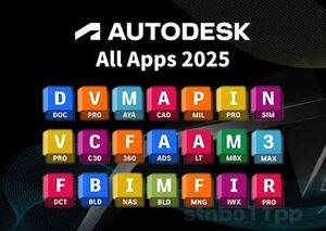 【3台利用可】 Autodesk 3年版 2022～2025 Win64bit/Mac　AutoCAD、Architecture、Revit、Maya、3ds Max、Fusion 360、Civil 3D 等 72製品