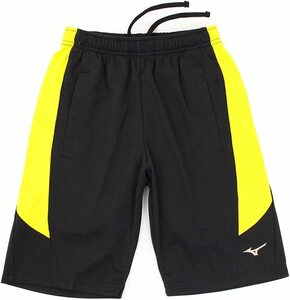 【KCM】Z-mizuno-207-140★展示品★【MIZUNO/ミズノ】ジュニア　野球 ウェア　ハーフパンツ　12JF8J87　ブラック　サイズ140