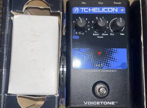 ■TC Helicon Voicetone H1 インテリジェント ハーモニー エフェクター ボーカルエフェクター ティーシーヘリコン ボイストーン