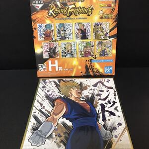 一番くじ ドラゴンボール Rising Fighters H賞 色紙 ベジット DRAGON BALL DB グッズ