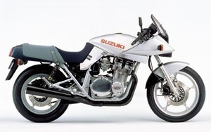 スズキ GSX1100S （SL SM ）カタナ Anniversary KATANA 1990年 名車 新素材 壁紙ポスター ワイド版 603×376mm（はがせるシール式）011W2