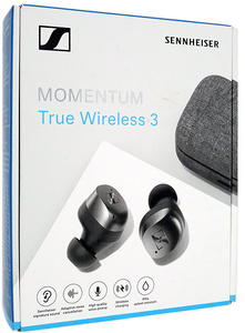 SENNHEISER製 完全ワイヤレスイヤホン MOMENTUM True Wireless 3 Graphite 未使用 [管理:1150027628]