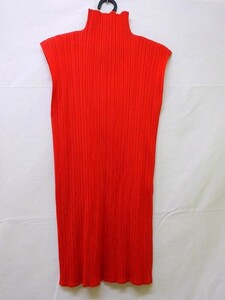 PLEATS PLEASE プリーツプリーズ プリーツハイネックノースリーブ 4 PP04-JK603 ISSEY MIYAKE イッセイミヤケ