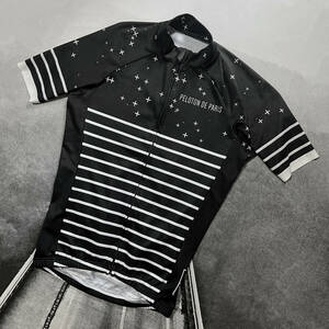 PELOTON DE PARIS Men’s Cycling Jersey Sサイズ プロトンドパリ メンズ サイクルジャージ ショートスリーブ 半袖 Rapha ラファ