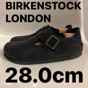 BIRKENSTOCK LONDON BLACK 43 28.0cm ビルケンシュトック　ロンドン　ブラック　黒　シンプル　ミニマリスト　